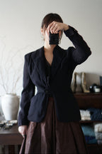 1940's Classic Black Tailored Jacket