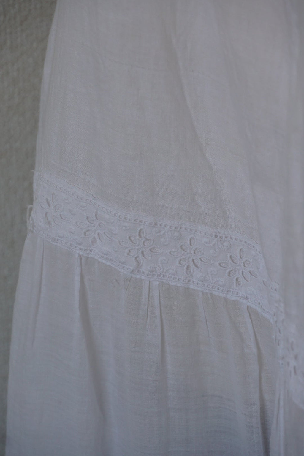1910's Lace and Embroidery Nighty