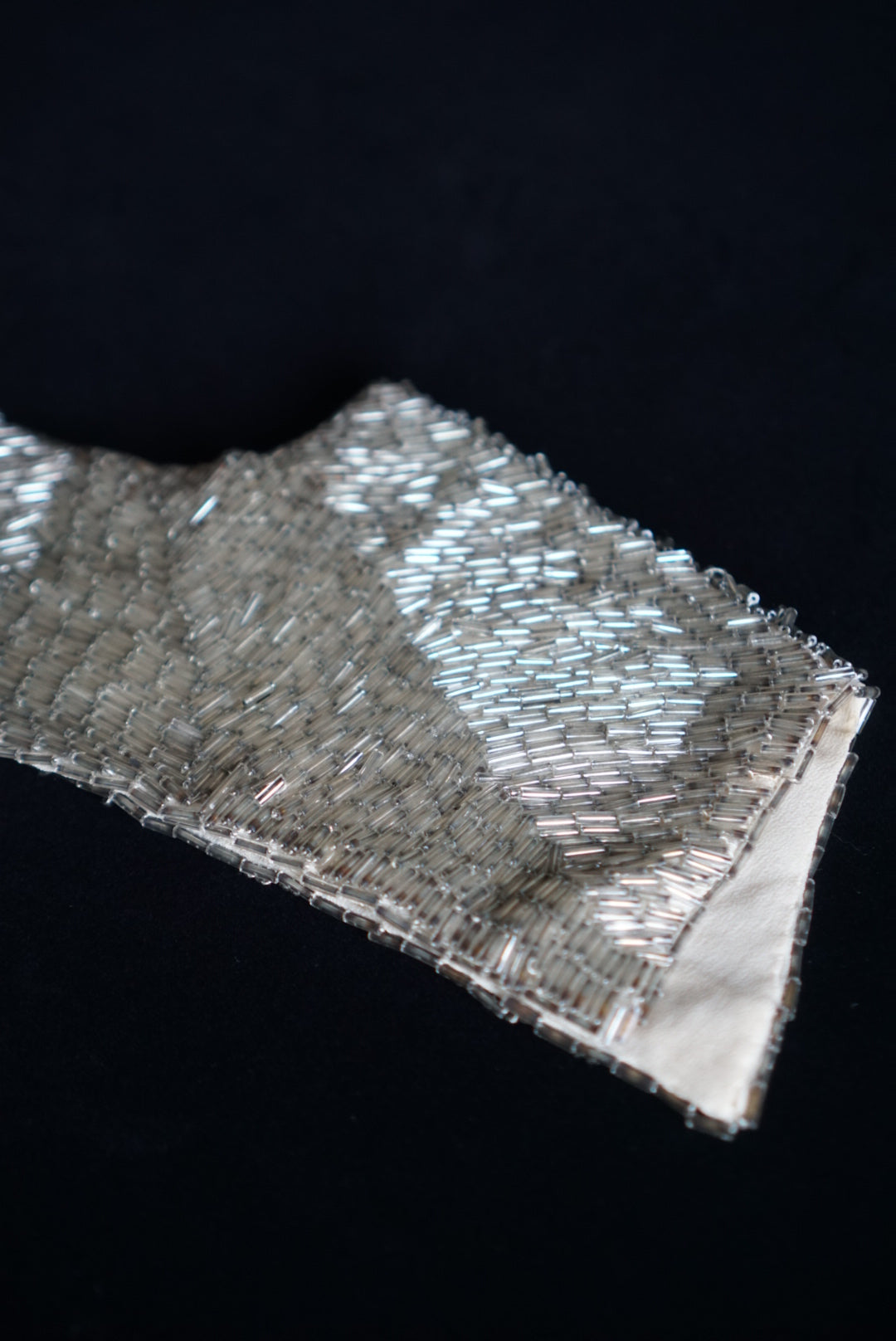 1920's Silver Glass Beads Collar