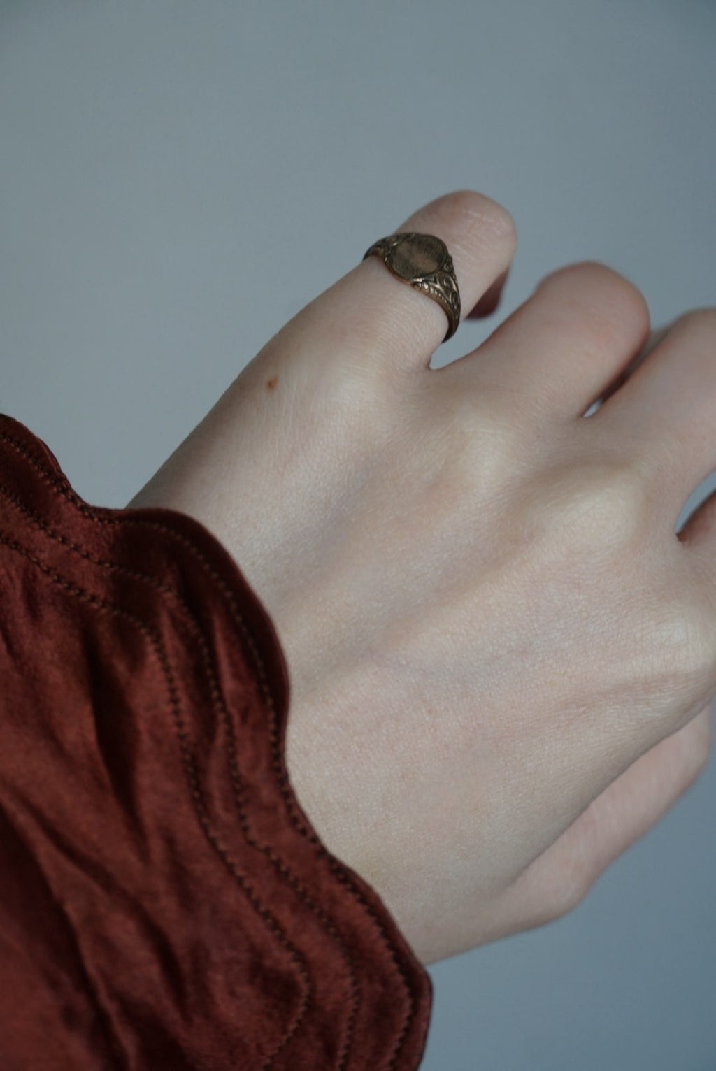 Art Deco Signet Pinky Ring
