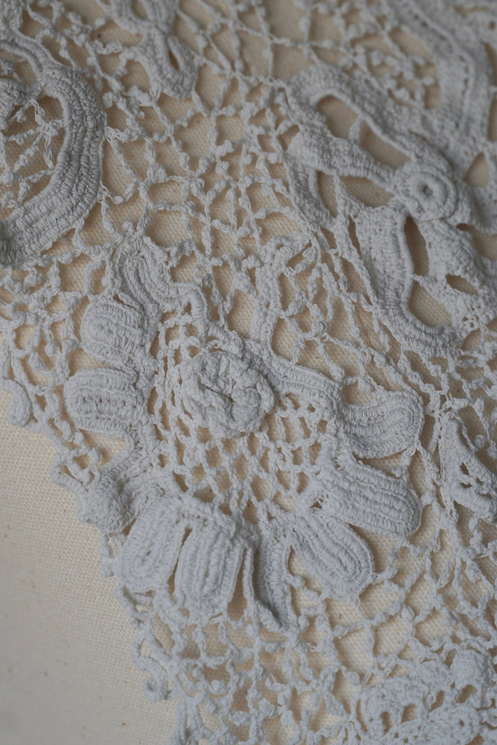 1890-1900's Handmade Irish Lace Collar