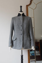 Vintage Grey Herringbone Jacket