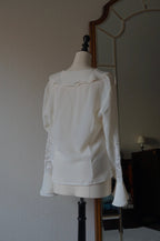 Vintage Frills×Embroidery Blouse