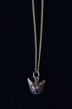 Victorian 9K Ruby Fox Pendant Top