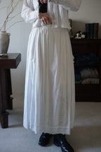 Antique Handmade Embroidery Skirt