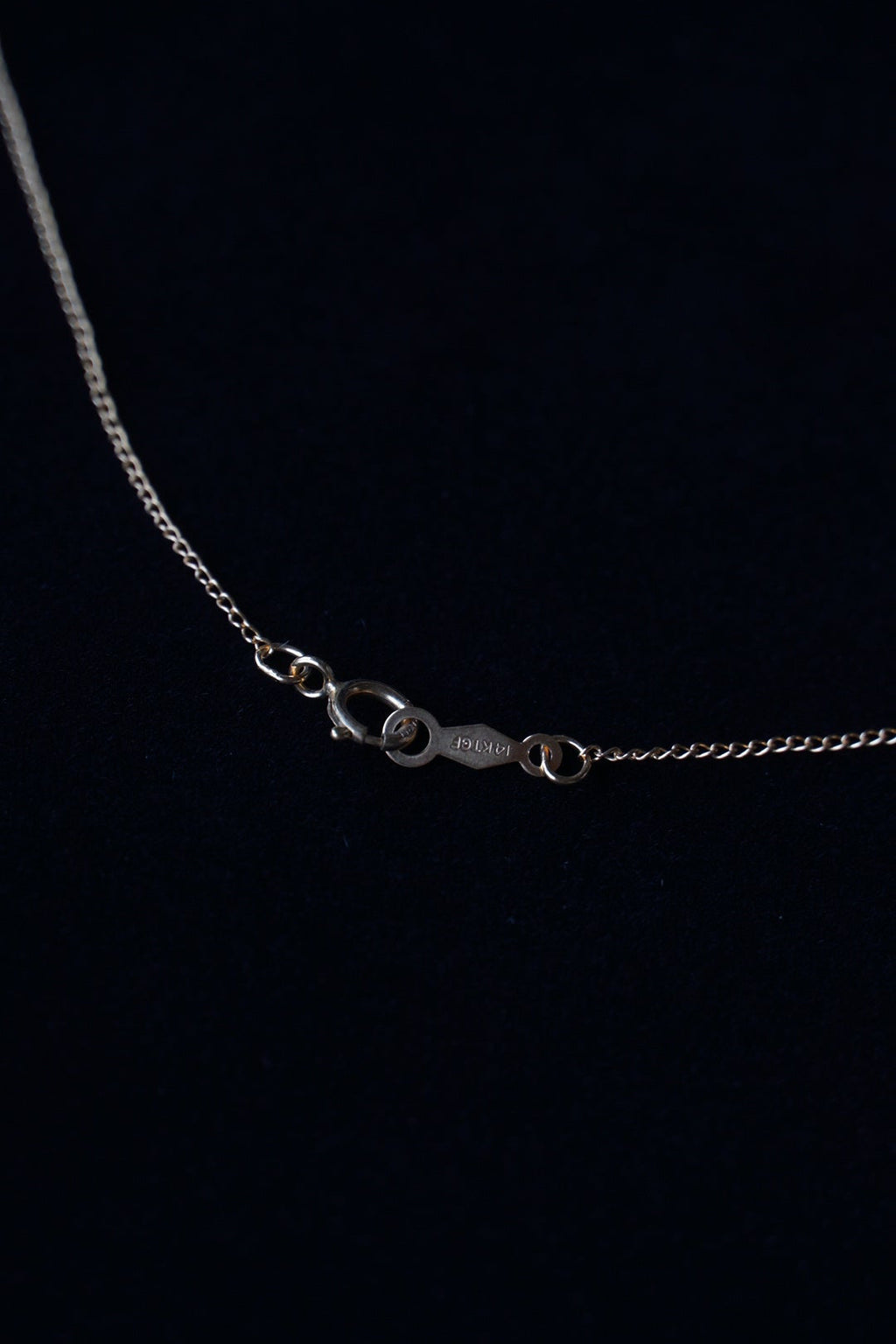 Georgian 10K Pearl Mourning Pendant Top