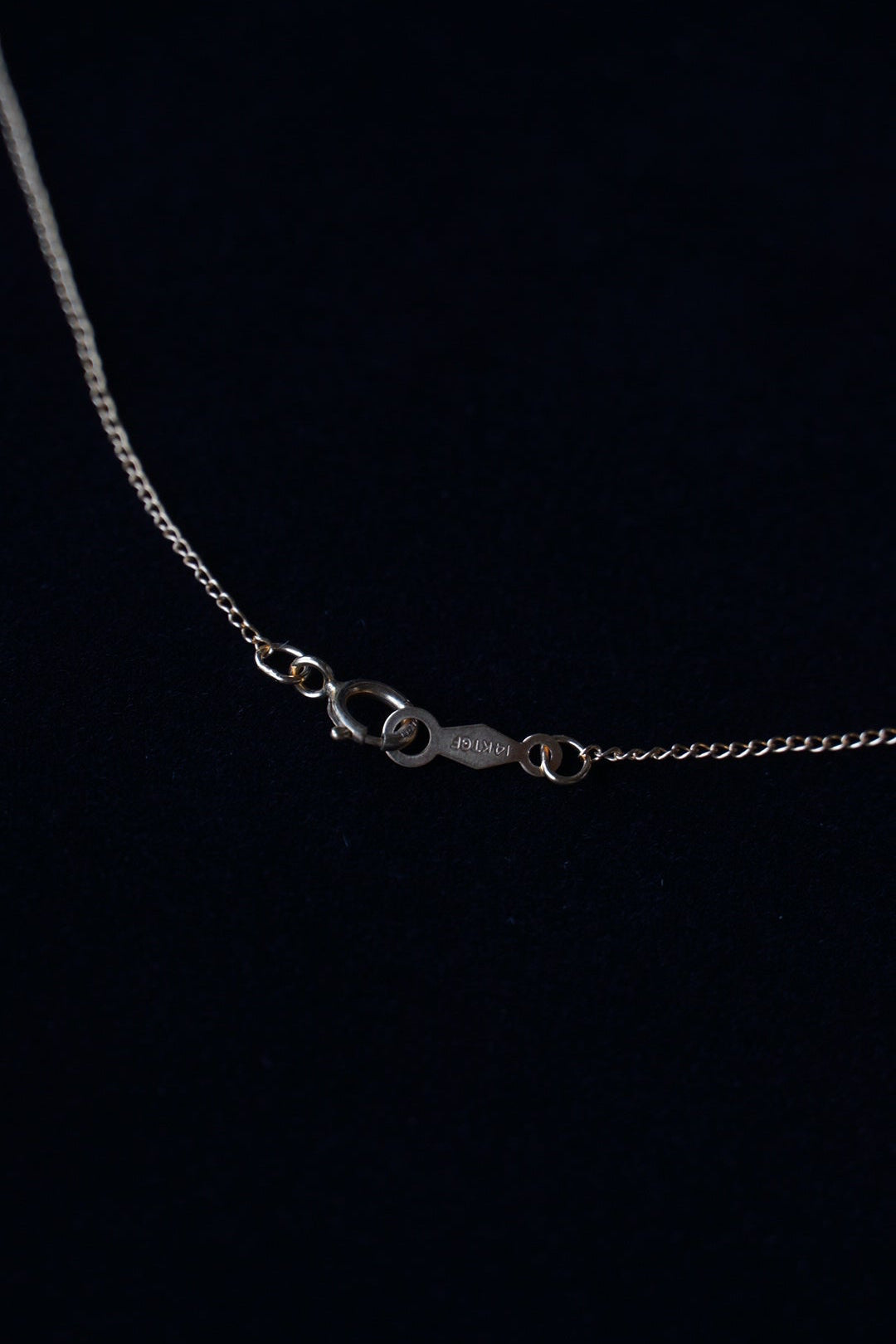 Georgian 10K Pearl Mourning Pendant Top