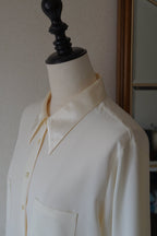 Vintage Satin Collar Shirt