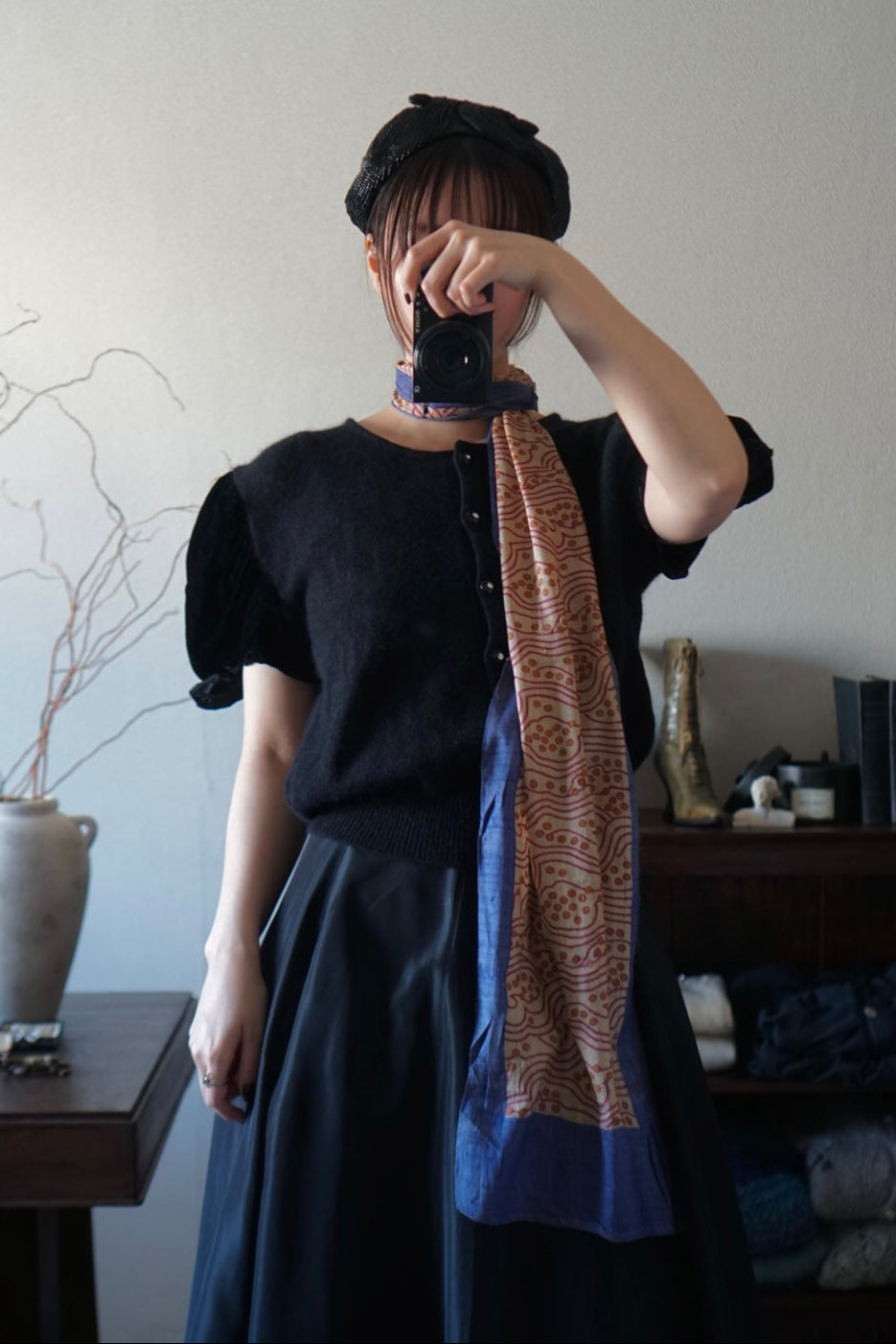 1920’s Hand Printed Scarf