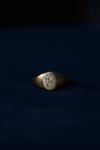Vintage 10K RGP initial"G" Signet Ring