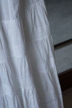 Edwardian Pin Tuck Long Skirt