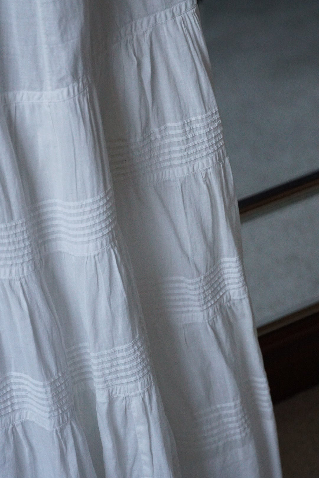 Edwardian Pin Tuck Long Skirt