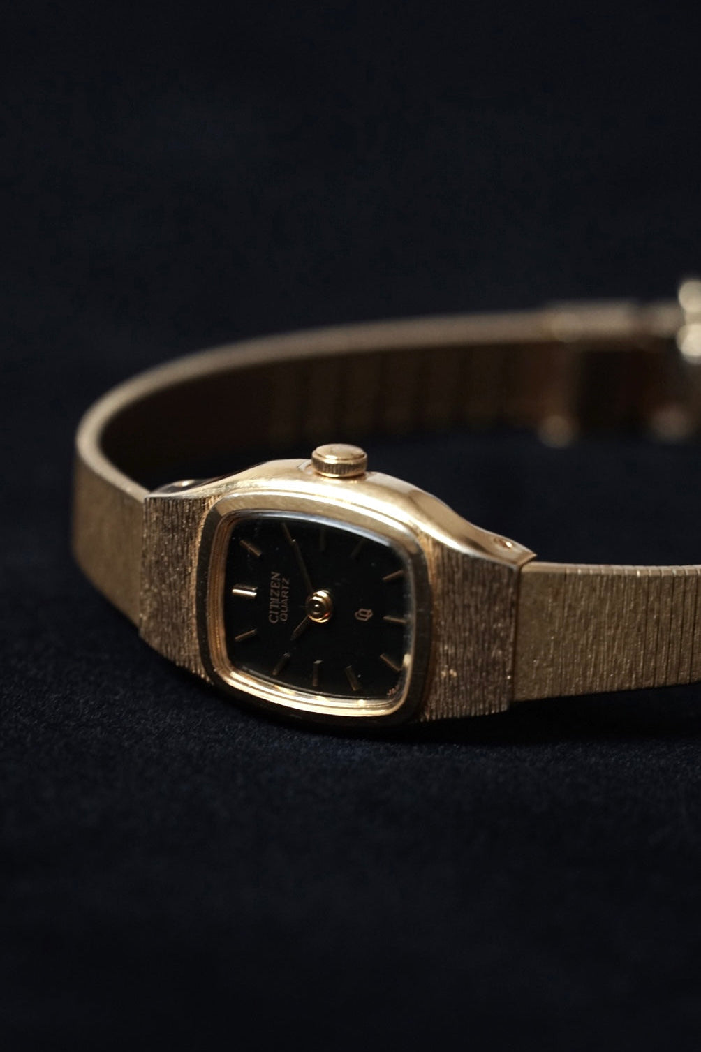 Vintage Citizen Black Face Watch