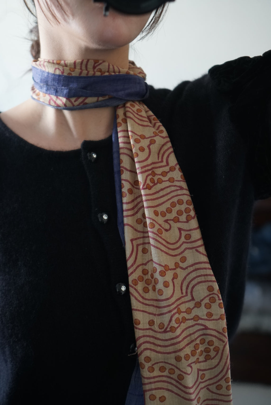 1920’s Hand Printed Scarf