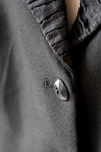 Vintage Ruffle Collar Tailored Jacket