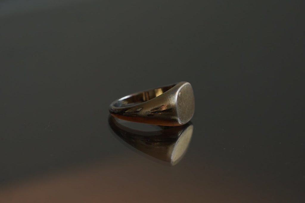 Vintage Gold Tone Signet Ring