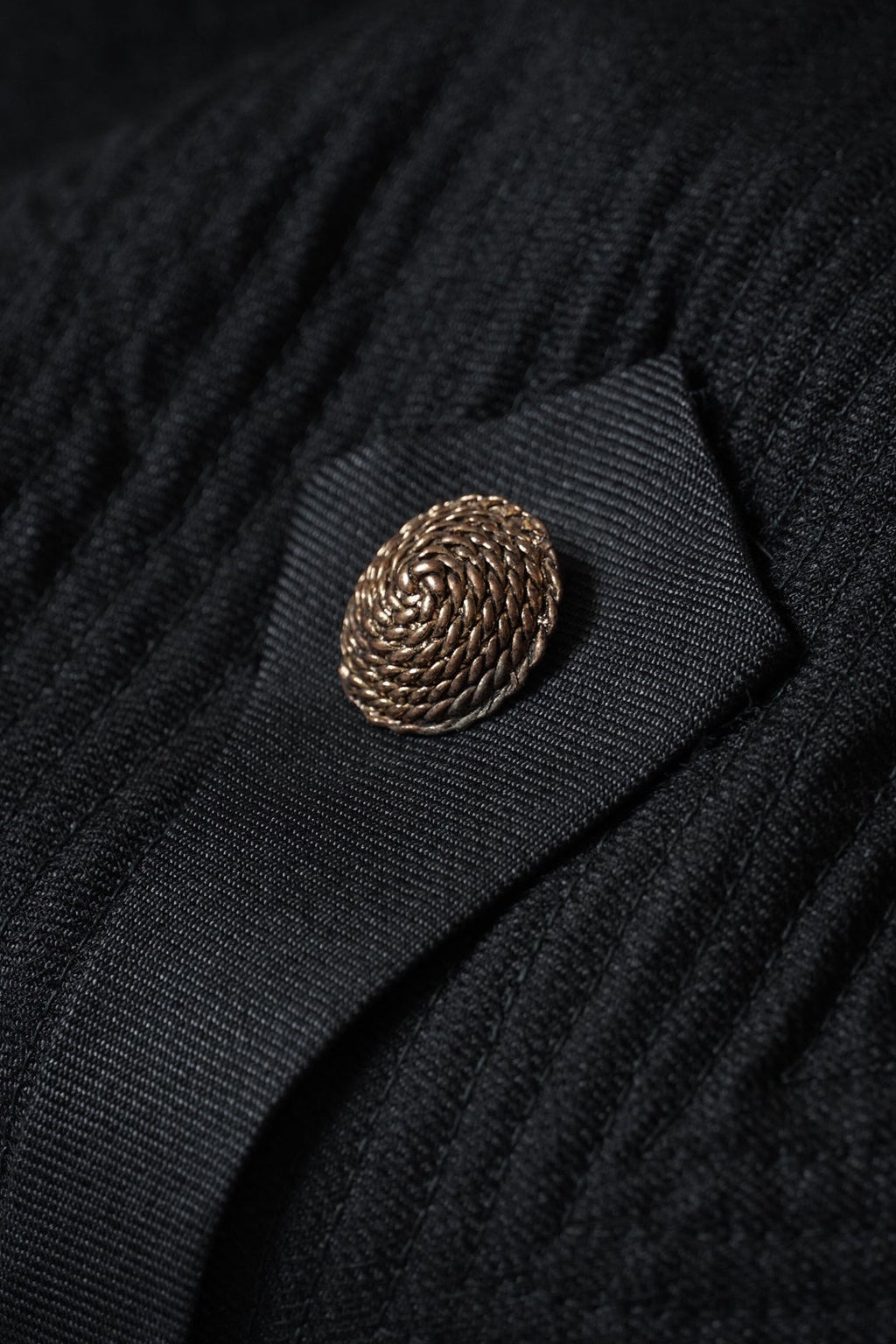 1960’s Black Beret with Gold Button