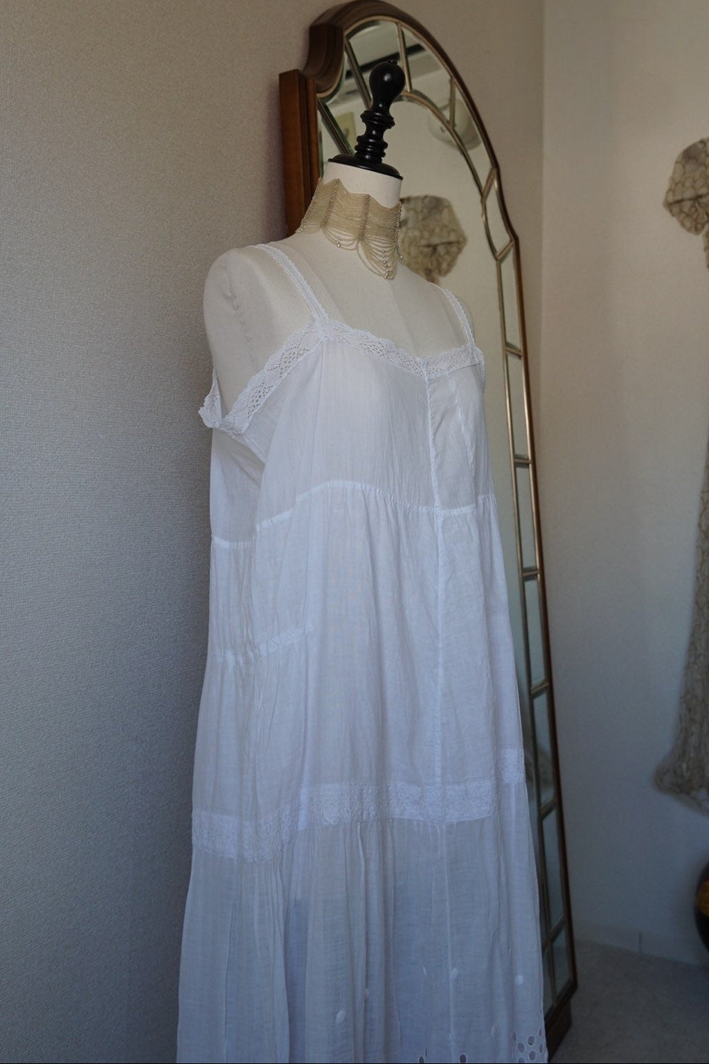 1910's Lace and Embroidery Nighty