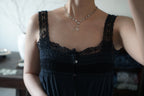 Antique French Black Cotton Dress