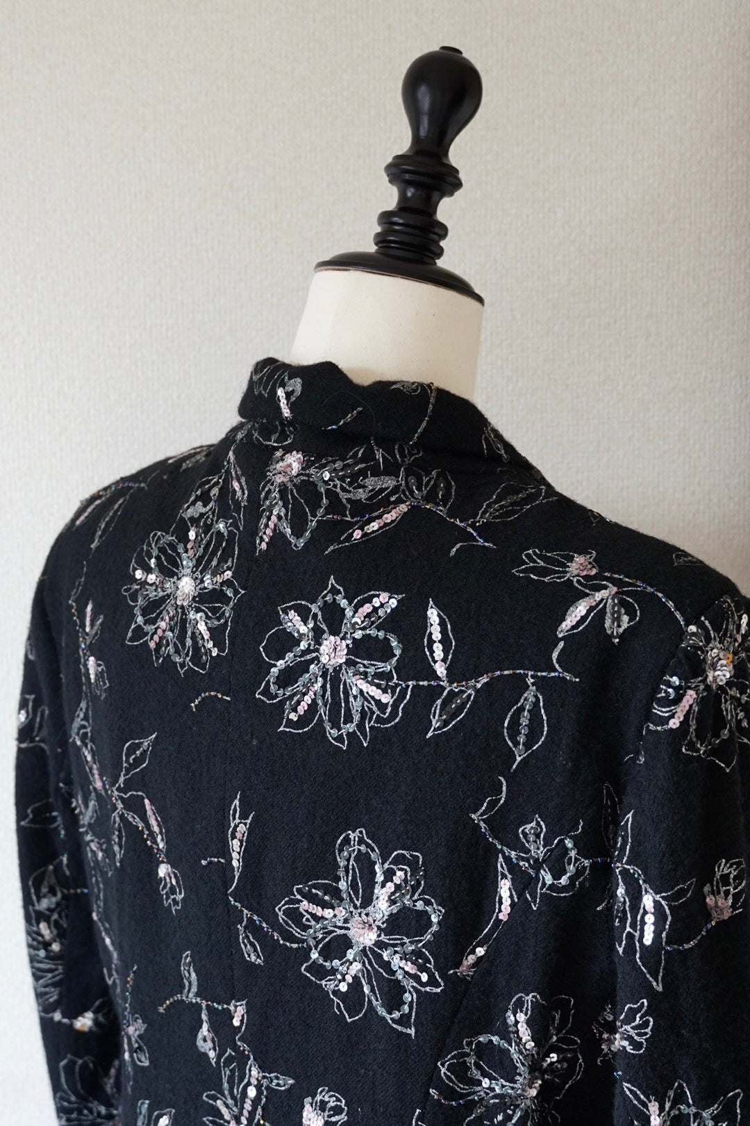 Vintage Floral with Sequins Jacket