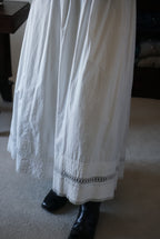 1900's Tatting Lace Long Skirt