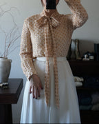 1960's Polka Dot Blouse