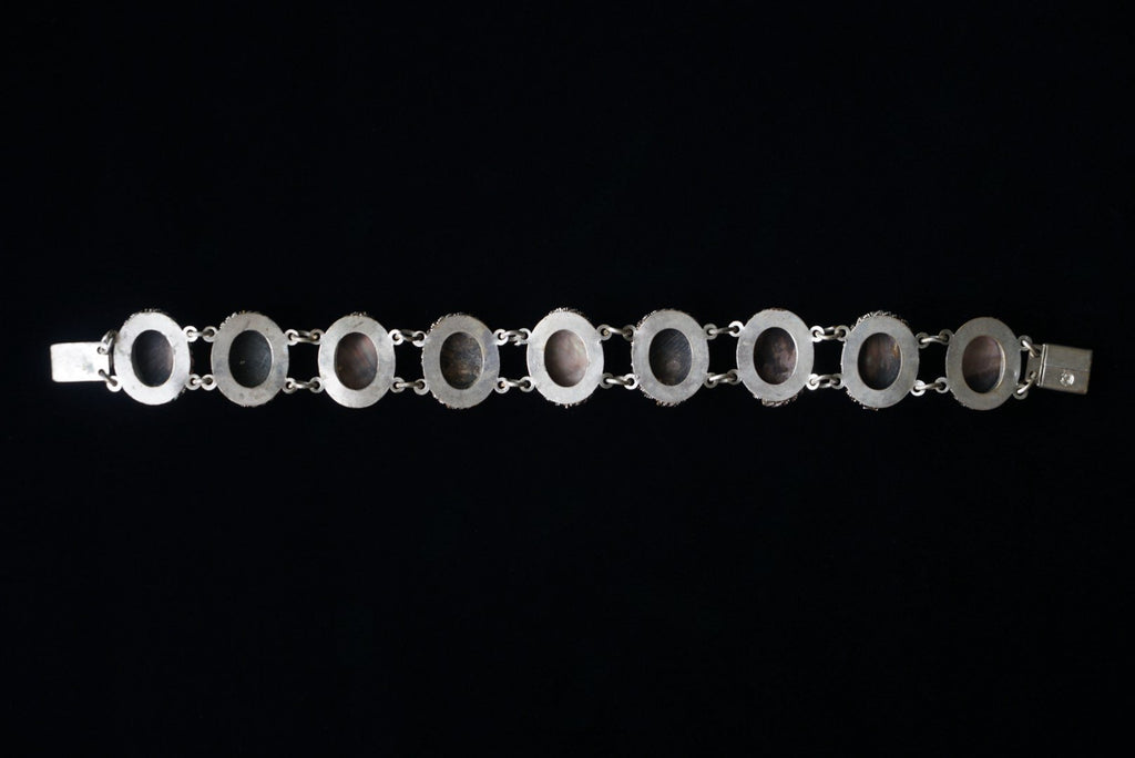 1930's Giuliano Fratti Shell Cameo Bracelet