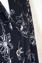 Vintage Floral with Sequins Jacket