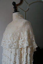 Vintage Crochet Knit with Cape