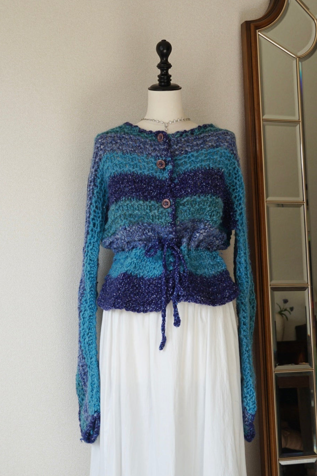 1950’s Handmade Blue Knit