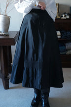 1940's Black A-line Skirt