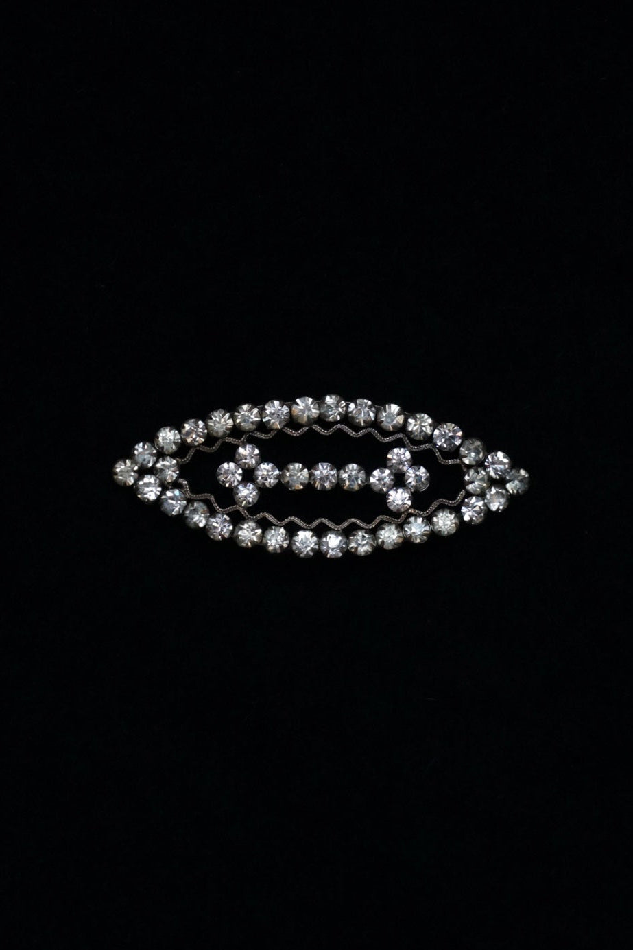 Vintage Czech Paste Glass Brooch