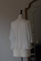 1910’s Cotton Voile Blouse with Irish Lace