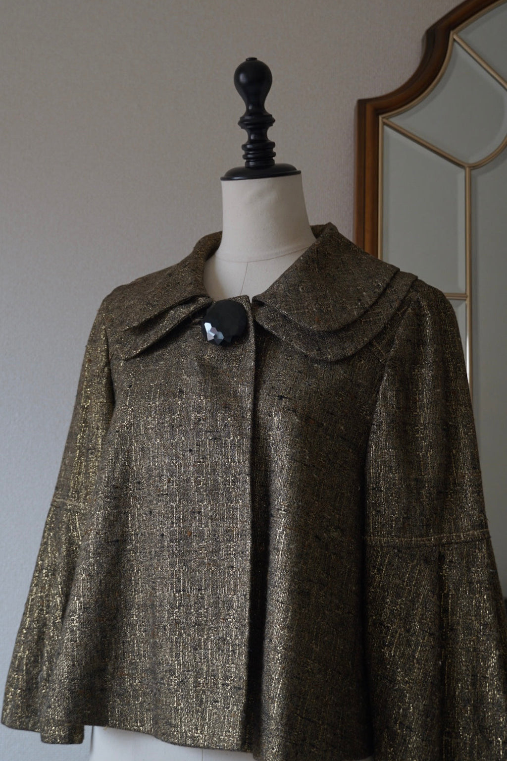 Vintage Big Collar Flare Jacket