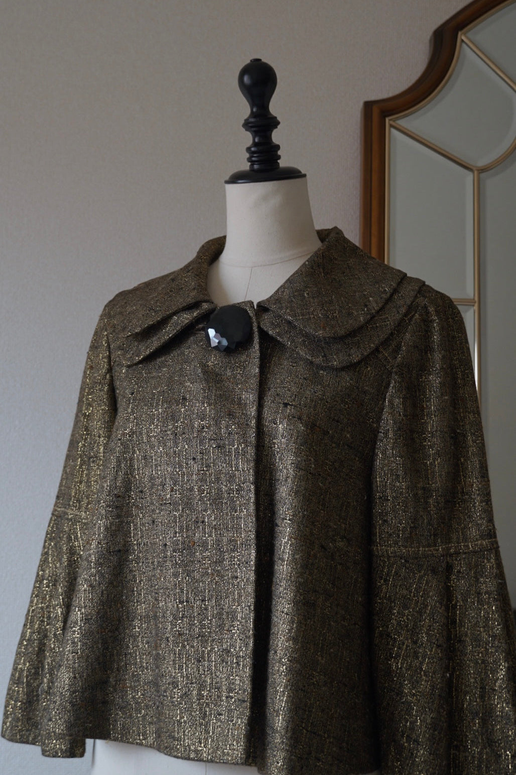 Vintage Big Collar Flare Jacket