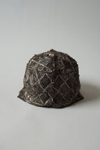 1920’s Gold Cloche Metallic Thread×Sequins Heads Dress