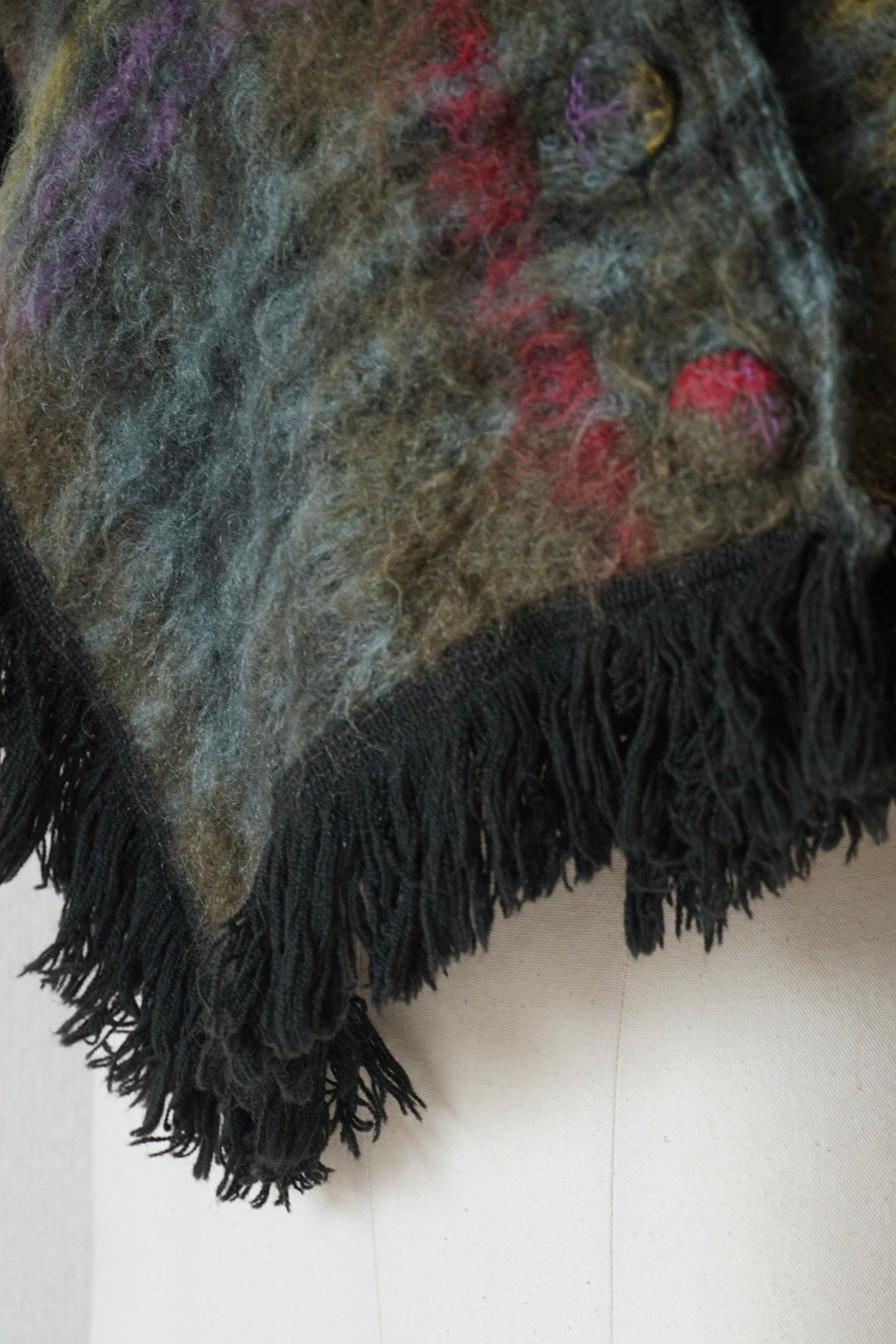 Vintage Mohair Poncho