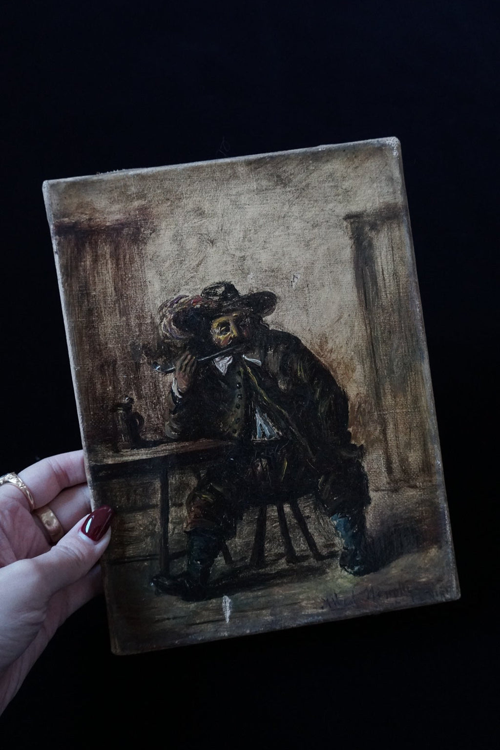 1800’s France Oil painting