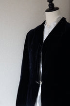 1930's Blue Silk Velvet Jacket