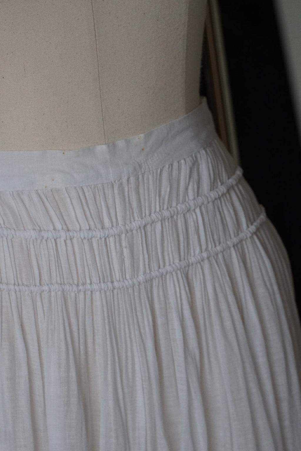 Edwardian Small Flower Embroidery Skirt