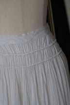 Edwardian Small Flower Embroidery Skirt