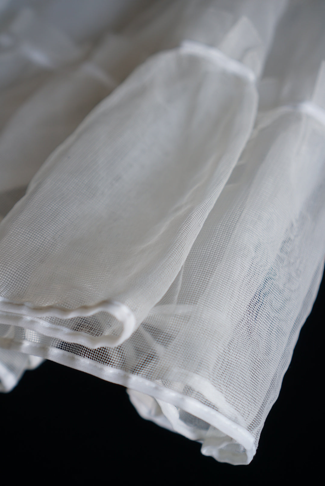 1950's White Tulle Petticoat
