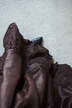 1880’s Victorian Brown Ruffle Skirt