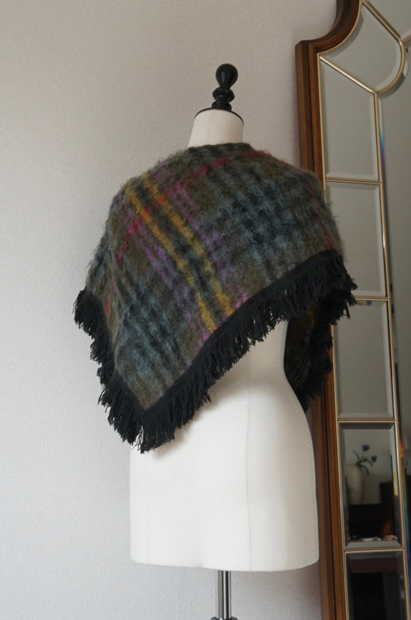 Vintage Mohair Poncho
