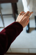 Vintage Gold Tone Signet Ring