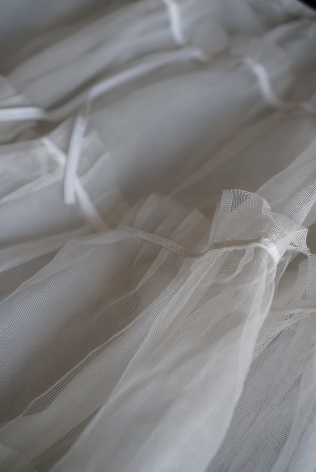 1950's White Tulle Petticoat