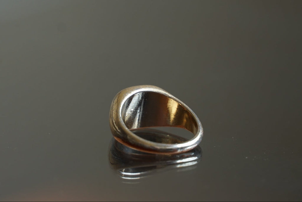 Vintage Gold Tone Signet Ring