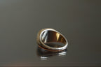 Vintage Gold Tone Signet Ring