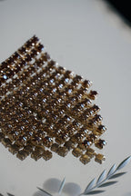 Vintage Amber Cascade Big Brooch