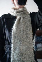 1960's Blue Mohair Tight Scarf